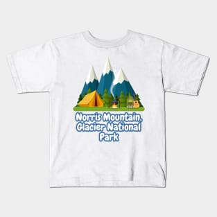 Norris Mountain, Glacier National Park Kids T-Shirt